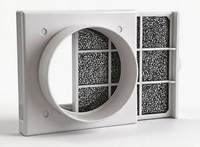 Cartouche filtrante HEPA à charbon actif haute efficacité pour système de ventilation et conduits d'air frais