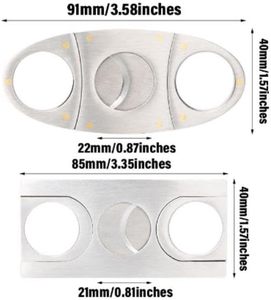 Accessoires pour cigares en acier inoxydable de haute qualité avec logo personnalisé, coupe-cigares et outils de coupe en métal - Product Image 4