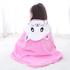 MICHLEY otoño lindo Kitty con capucha chicas dormir Bata - Product Image 3