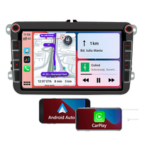 Radio con GPS de 7 Pulgadas para Auto, Compatible con VW Golf, Polo, Beetle, Amarok, Touran, Passat, con Carplay Inalámbrico, Android Auto, Android Autoradio, Android Golf 5