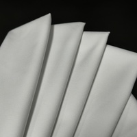 Tissu mélangé polyester 2/1 sergé 148 GSM micro-extensible, respirant, écologique, teint/imprimé sur mesure, antistatique et infroissable