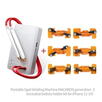 Machine à souder par points Qianli Macaron Gen 2 pour iPhone 11 12 13 14 Pro Max, kit de réparation de soudure pour batterie et câble flexible