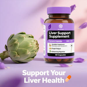 OEMメーカー大人用肝臓サポートサプリメント肝臓代謝促進疲労ウコンカプセルを忘れる - Product Image 4