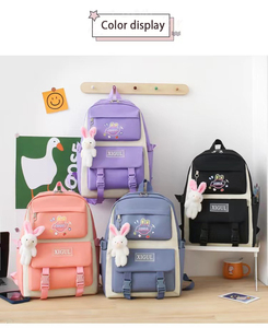 Venta al por mayor mochilas universitarias unisex de gran capacidad mochilas escolares multifuncionales para estudiantes adolescentes y niñas forro de nailon - Product Image 4