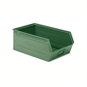 Fami Fami Metal Storage Container 28L 300x500x200mm With Handles Dark Grey RAL7000 - Product Image 3