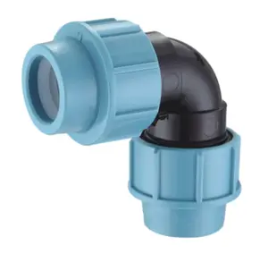 PP PE compression pipe fittings for irrigation pipe water supply popular in PE Pipe Fittings