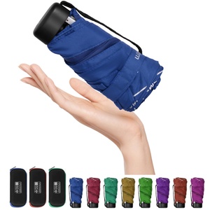 Custom 5 Fold Mini ultra Light Manual Umbrella Cute Design Style Pocket Parasol Adults Manual Open Rain Shine Factory Direct - Product Image 2