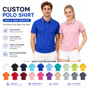 Polo de Alto Rendimiento Personalizado para Hombre, 180g, Secado Rápido, Camisa de Golf, Marca Privada, Uniforme Corporativo para Equipos, Venta al Por Mayor, Logotipo OEM - Product Image 1