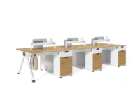 Bureau de direction design moderne poste de travail convertible pour le personnel mobilier de bureau bureau d'ordinateur équipement de bureau