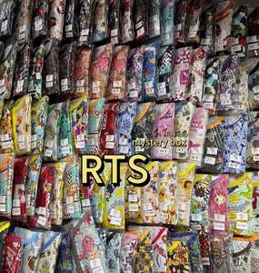 Zs RTS Mystery Box Set per Neonati con Tutina con Cerniera Stampata Colorata in Bambù Adesivo e Maglietta a Maniche Corte - Product Image 5