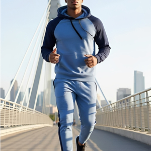 Ropa Deportiva Casual para Hombre, Conjunto Deportivo de 2 Piezas, Corte Ajustado, para Correr en Invierno, en Oferta - Product Image 2