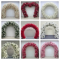 Handgefertigter Herzförmiger Blumenbogen mit Roten Rosen für Heiratsantrag, Verlobung und Hochzeit, Anpassbare Tischdekoration für Weihnachten und Ostern