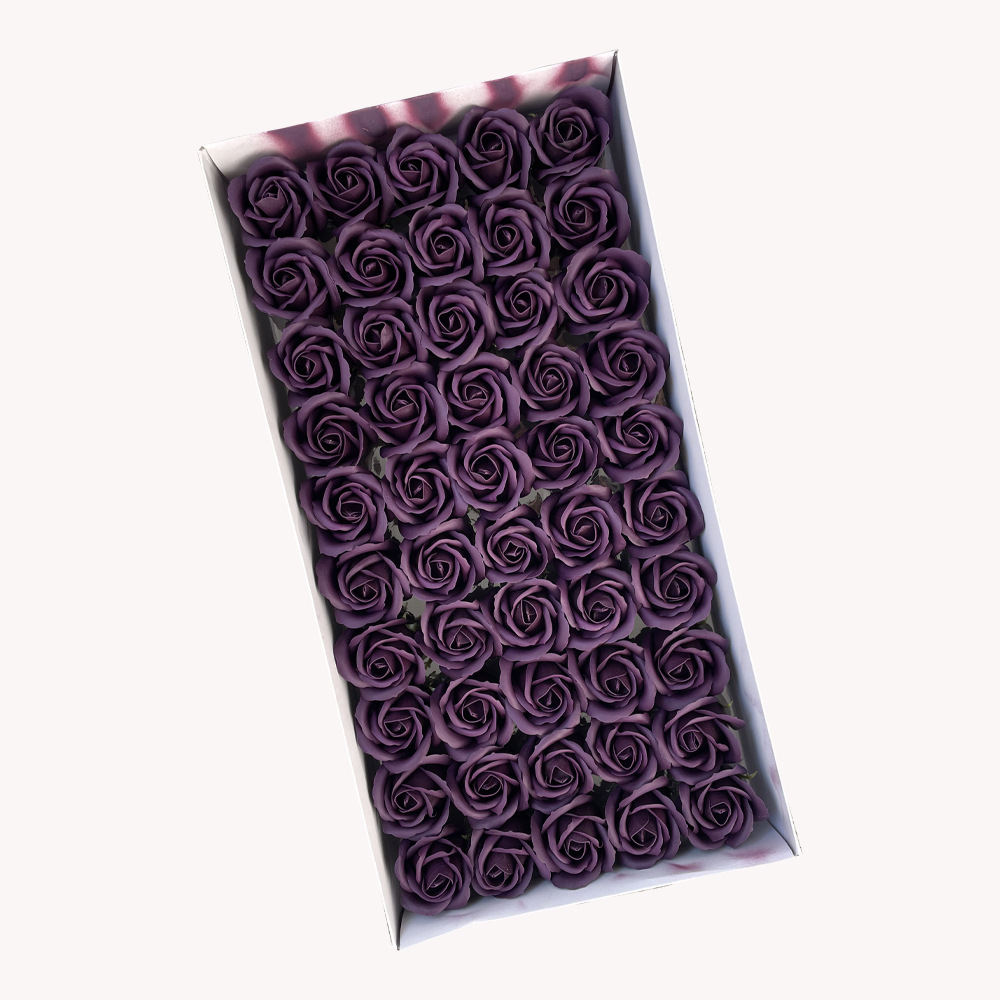 Grade B-trois couches-noir et violet