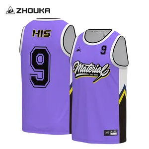Ücretsiz tasarım özel basketbol Singlet üniforma gömlekleri süblimasyon baskı takım adı Logo numaraları basketbol giysileri spor forması