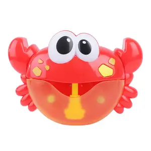 बुलबुला केकड़ा बच्चे स्नान खिलौने बुलबुला मशीन के साथ स्विमिंग पूल अस्थायी खिलौने संगीत खिलौने बच्चों के लिए