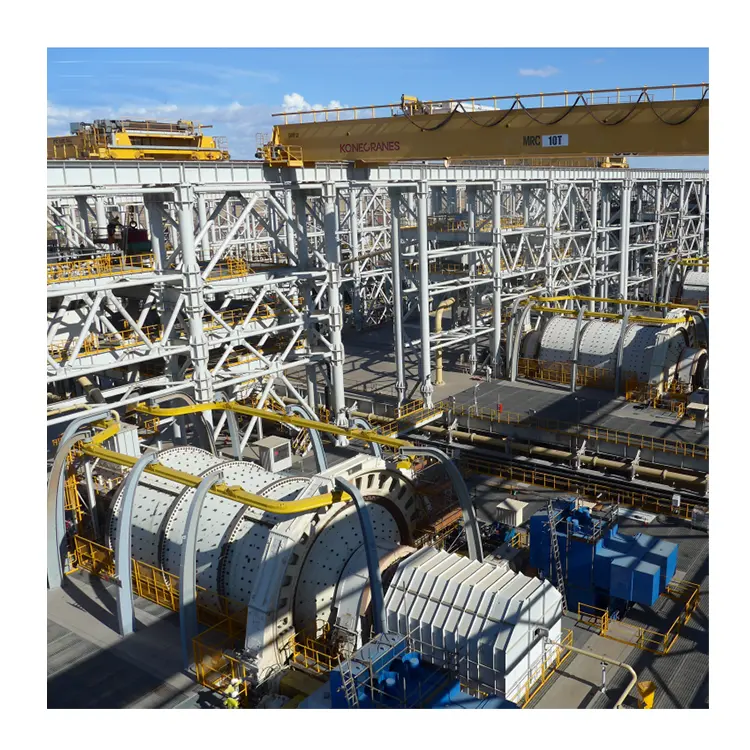 Fabricants Système de meulage et de classification dans l'usine de traitement de l'or CIL dans la livraison EPC Bal moulin et groupe de cyclones