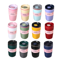Mug de voyage isotherme 12oz 20oz en forme de ventre, anti-fuite, douze couleurs, en acier inoxydable 304, mug de voyage isotherme