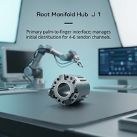 Composants de module articulaire pour robots humanoïdes, pour mains robotiques agiles, assemblage d'articulations de phalanges distales, matériel de préhension