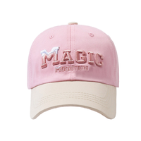 Casquette de sport unisexe de luxe à 6 panneaux structurée, bicolore, en velours 100 % coton, avec logo brodé 3D personnalisé, ajustable et de qualité supérieure, vente en gros