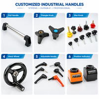 Volant à cadran en aluminium avec poignée en bakélite et rayons complets pour machine-outil, lecture et réglage de précision, tailles personnalisées
