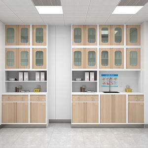 Arredamento Ospedaliero Moderno in Acciaio di Alta Qualità, Banco da Lavoro Dentistico Durevole e Facile da Pulire, Installazione a Parete per Uso Commerciale - Product Image 3