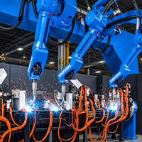 Robot industriel neuf Yaskawa AR1730, bras robotisé 6 axes, charge utile 25 kg, cellule robotisée avec contrôleur YRC 1000 pour soudage à l'arc