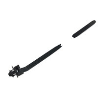 Attaches-câbles noires faciles à fixer pour bordure avec clip pour tuyau