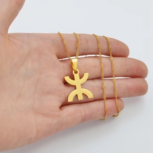 Anniyo — colliers avec pendentif symbole Berber africain, bijoux, Style kable - Product Image 4