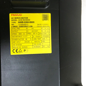 Servomotor AC FANUC Original Usado y Probado A06B-0268-B805 - Product Image 2