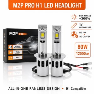 Sistema de Iluminación Automotriz CAR-REFINE M2P-PRO H1, <span class=keywords><strong>Bombilla</strong></span> LED H11 para Faros Delanteros, Iluminación LED <span class=keywords><strong>H7</strong></span> Canbus para BMW, para Vios, Faro Delantero LED H1 H3 - Product Image 1