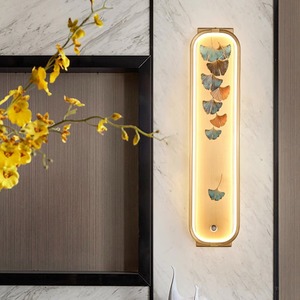 All-Copper New Chinese Style Wall Lamp Built-In <b>Touch</b> Switch for Living Room Bedroom TV Background Wall Bedside Study Hallway - Product Image 6