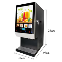 Distributeur automatique électrique de bureau commercial pour la boisson de jus de thé de café automatique économique et instantanée