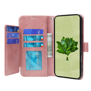 เคสโทรศัพท์มือถือแบบแม่เหล็กพร้อมช่องใส่บัตรและขาตั้งสำหรับ Redmi K90 Pro Max K90 K80 K70 Pro ฝาพับแบบกระเป๋าสตางค์ - Product Image 3