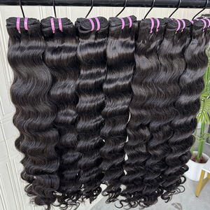 Extensions de cheveux vierges cambodgiens ondulés et lisses, couleur naturelle, 100% cheveux humains, vente en gros pour les vendeurs de cheveux - Product Image 3