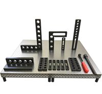 Platform Pengelasan Fleksibel Tiga Dimensi Baru, Meja Pengelasan Robot dengan Posisi Berpori, Meja Kerja Lengan Mekanik