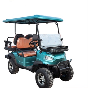 รถกอล์ฟราคาโรงงานถูก ลดราคา รถขับเคลื่อน 4 ล้อ 60V 72V 3.5KW 4KW 5KW พร้อมกระเป๋าใส่ของ ขายส่ง รถกอล์ฟวินเทจ 4 ที่นั่ง รถมินิ - Product Image 5