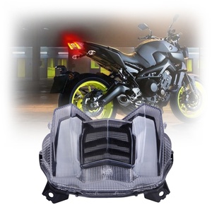 Luces de freno traseras para motocicleta, lente transparente/ahumada, luz trasera integrada LED, lámpara de freno para 2017 2018 2019 <span class=keywords><strong>2020</strong></span> <span class=keywords><strong>Yamaha</strong></span> MT <span class=keywords><strong>09</strong></span> - Product Image 1