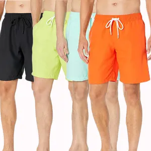 定制加大码男士三角裤和平角裤套装内衣盒泳裤男士定制涤纶沙滩短裤男士