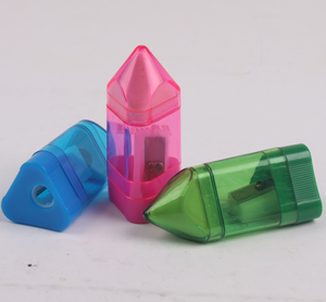 Sacapuntas de plástico de un solo orificio de alta calidad con borrador Manual Herramienta para niños para afilar <span class=keywords><strong>lápices</strong></span> - Product Image 4