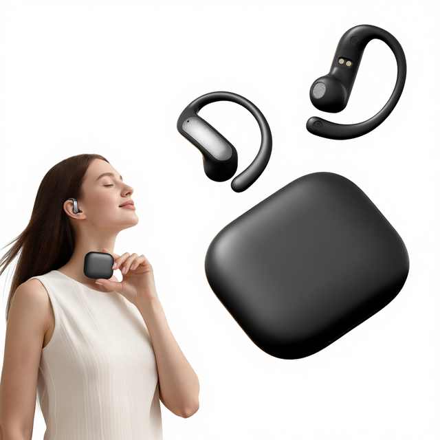 2026 Top Selling New Ear-hook PC Long-life Wireless for Earphone LED ANC IPX7 Waterproof BL5.3 Version Wholesale Price