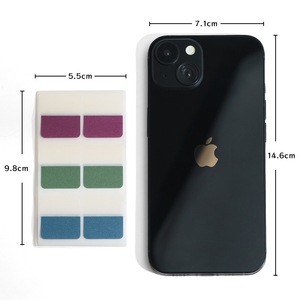 Sen Color Index Tabs Easy Tear Classification Label Stickers Ins Style Adhesive Writable Memo Marker Stickers Customizable - Product Image 5