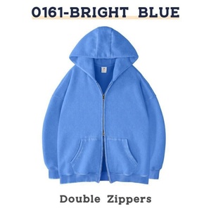 <span class=keywords><strong>Felpa</strong></span> con Cappuccio e Zip Personalizzabile per <span class=keywords><strong>Uomo</strong></span> e Donna, Stile Sportivo Casual - Product Image 5