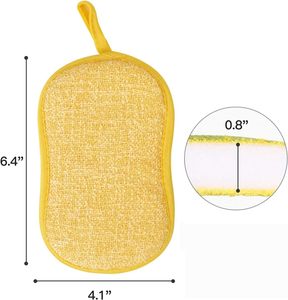 Éponge de cuisine écologique en forme de spirale, haute absorption d'eau pour le nettoyage de la vaisselle, marque Inthetrend, couleur personnalisée - Product Image 4