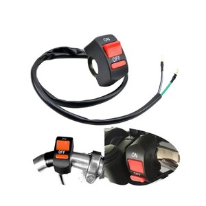 Interrupteurs de <span class=keywords><strong>moto</strong></span> à connecteur balle de 22 mm, bouton poussoir marche/arrêt, interrupteurs de guidon, accessoires de <span class=keywords><strong>moto</strong></span> - Product Image 6