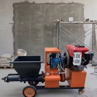 Machine automatique de projection de mortier de ciment et de plâtre, machine de génie civil, pulvérisateur de béton écologique, machine de projection de béton sec
