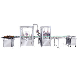 Machine de remplissage d'huile de tournesol compacte à 4 buses, haute précision, emballage en verre, écran tactile, changement rapide <span class=keywords><strong>pour</strong></span> les petites usines - Product Image 1