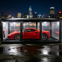Tente de garage pour voiture en PVC personnalisée, imperméable, résistante au vent, housse de voiture gonflable transparente pour extérieur