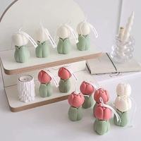 Lilin Aroma Bunga Tulip Cantik Buatan Tangan Grosir Lilin Tulip untuk Hari Thanksgiving