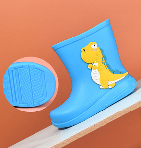 Bottes de <span class=keywords><strong>pluie</strong></span> d'extérieur pour enfants en gros, directement de l'usine, mignonnes, à motifs de dessins animés, unisexes, imperméables, pour garçons et filles, stock en vrac - Product Image 5