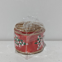 Rollo de Cinta de Satén con Borde de Alambre de 2 Pulgadas, Personalizada e Impresa, para Decoración de Halloween, Bodas, Navidad, Manualidades, Envoltura de Regalos (Moda)